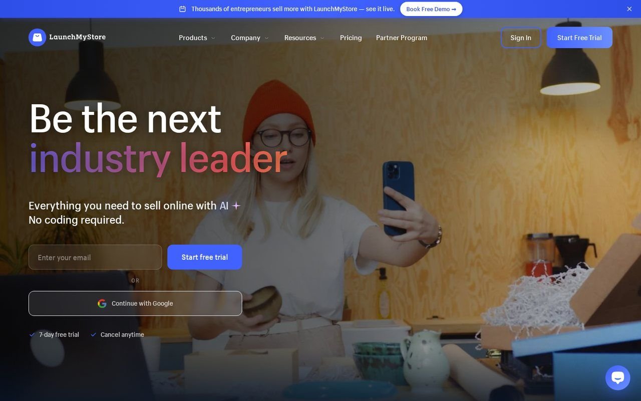 LaunchMyStore product screenshot