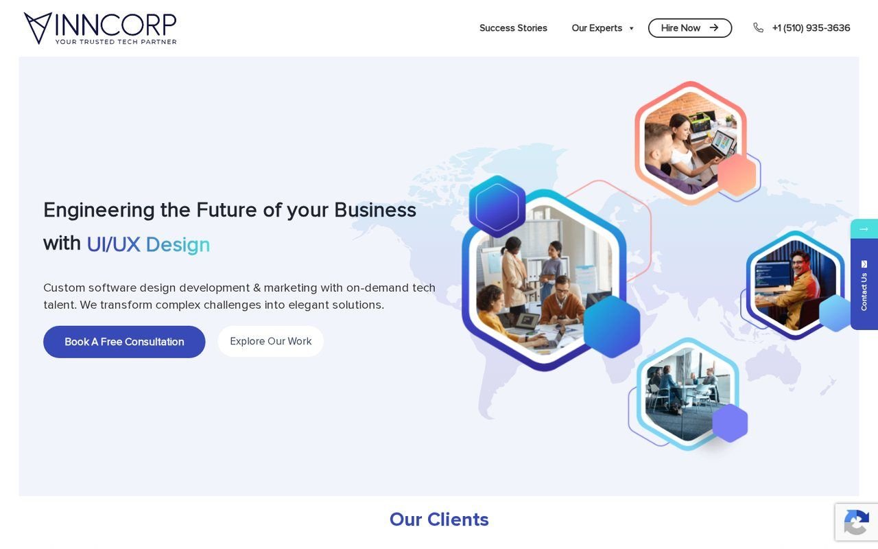 VinnCorp website screenshot